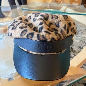 Leopard print juicy couture cap